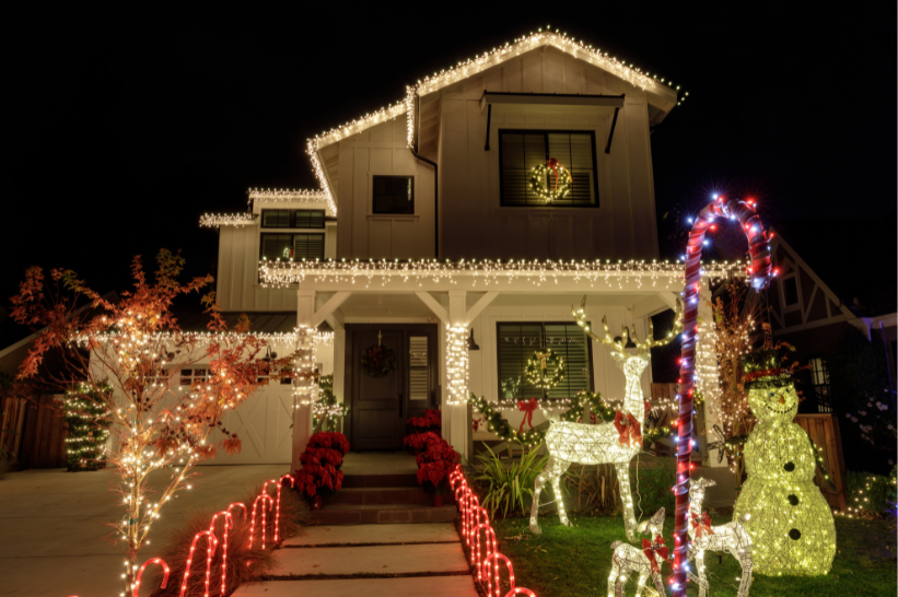 christmas lights by santa's lights in sacramento