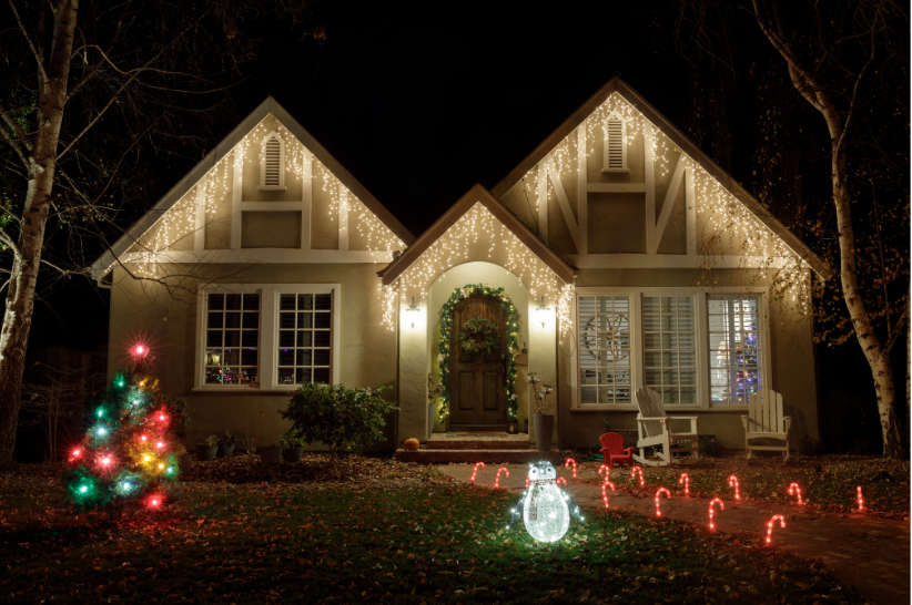 santas lights christmas light install in sacramento