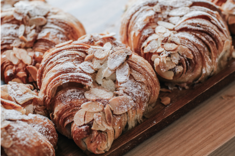 almond croissants in sacramento