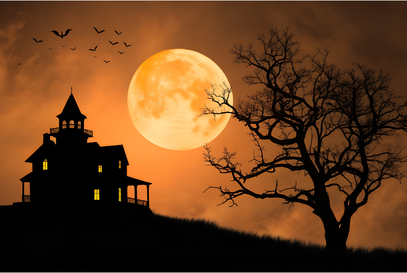 haunted house on hill