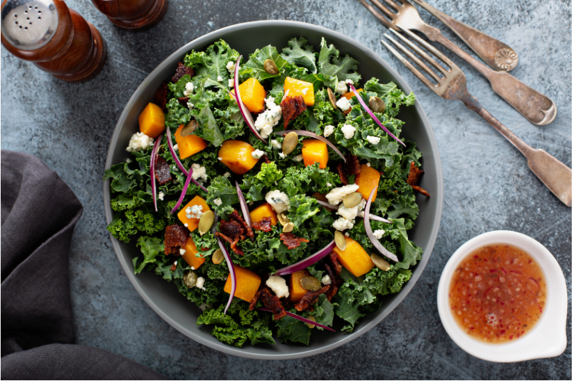 kale and cranberry salad