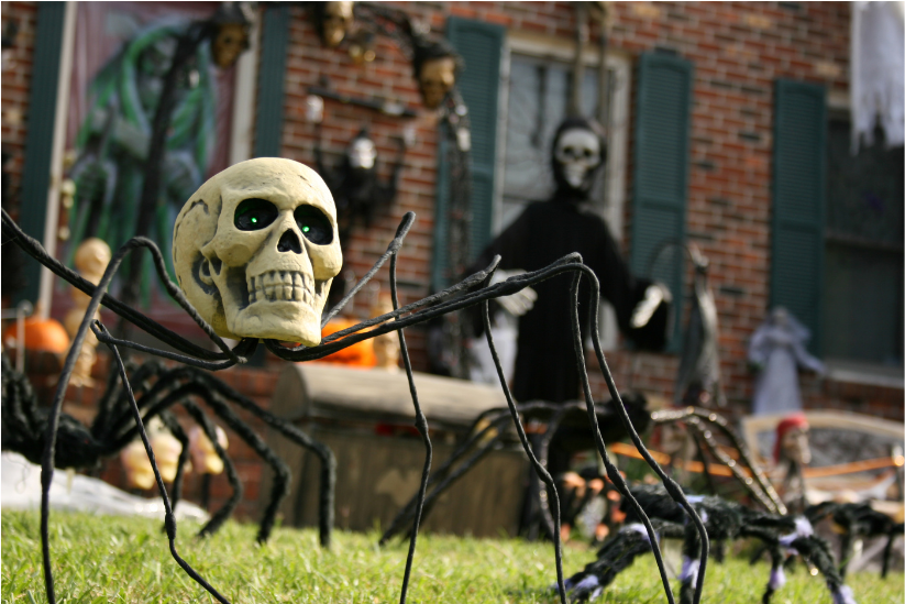 outdoor halloween decor