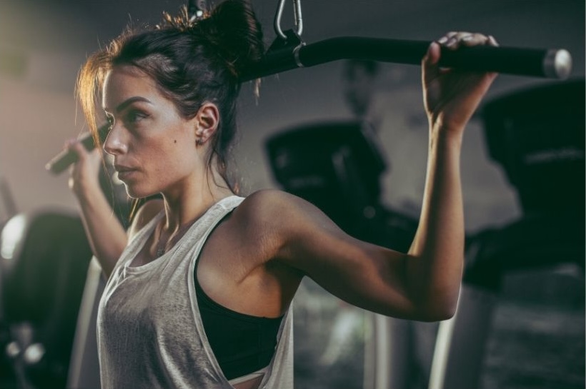 woman at gym in sacramento for fitness